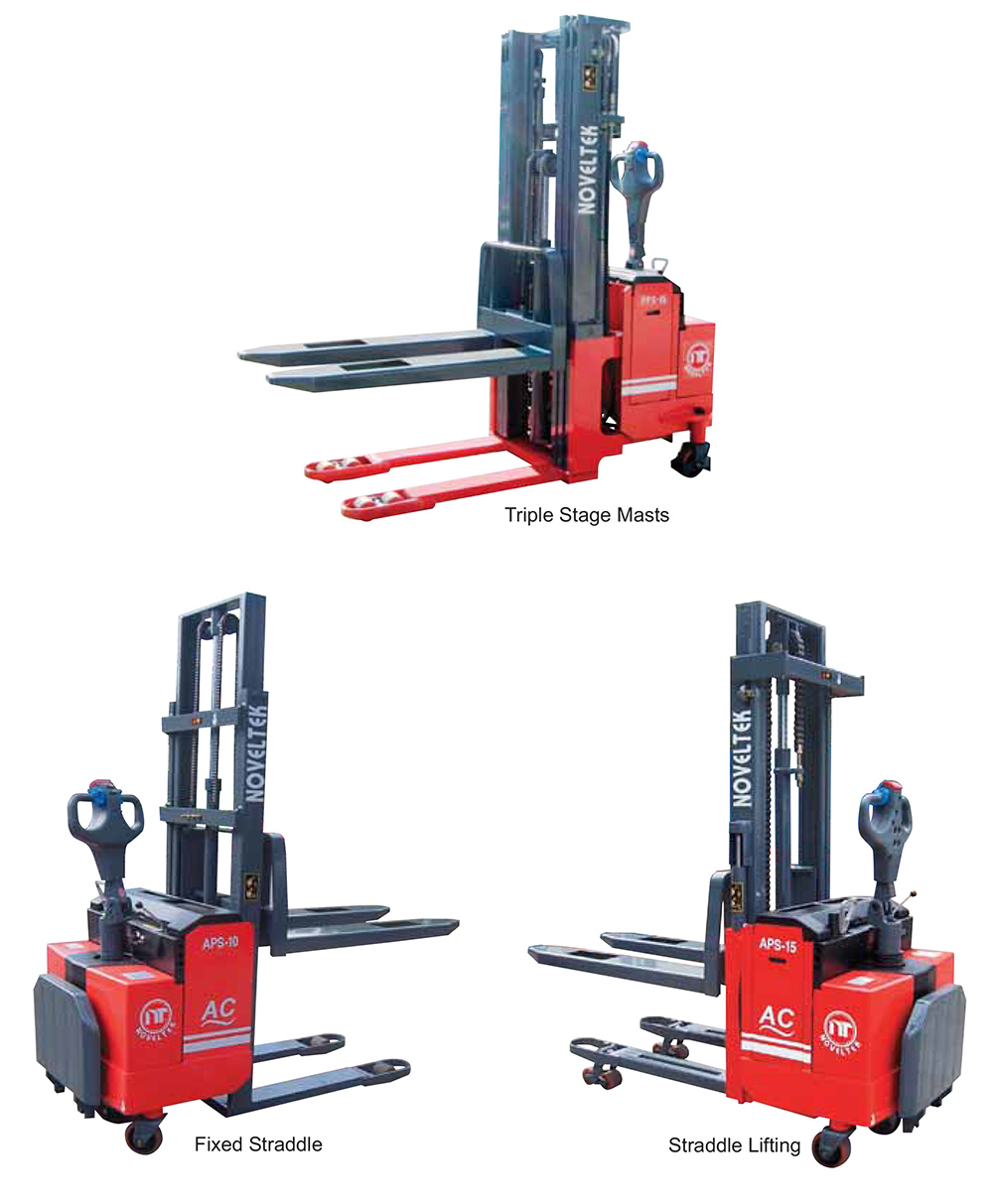 APS Walkie Stacker Multi-angle views APS Walkie Stacker Mehrwinkelansichten