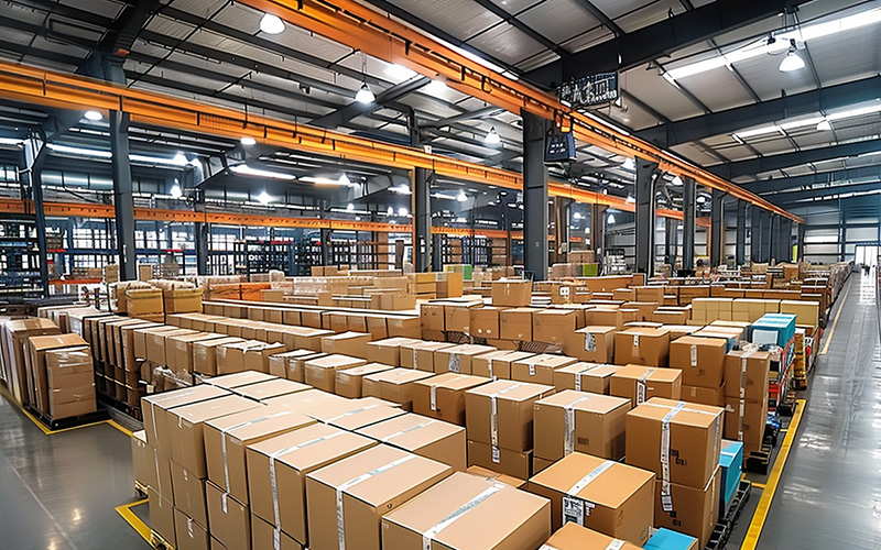 Compact and Maneuverable Pallet Powered Stacker for Warehouse