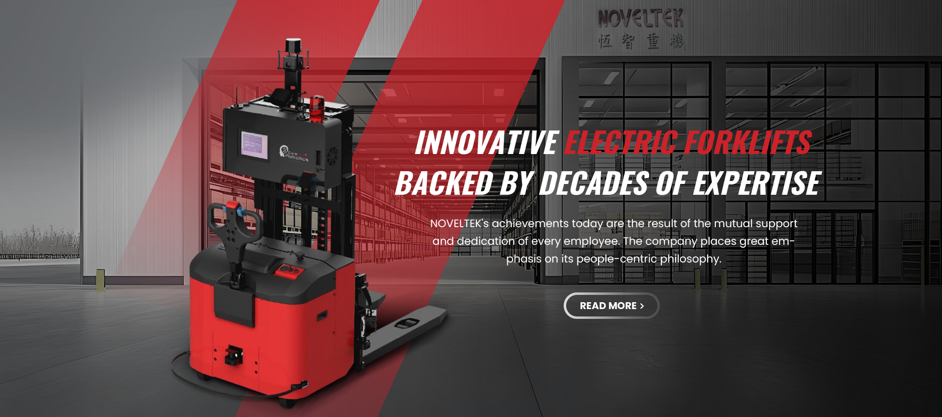 Innovative Electric Forklifts by NOVELTEK