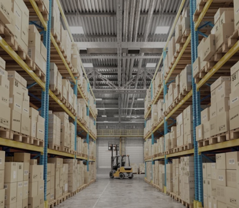 powered stacker for general warehouse