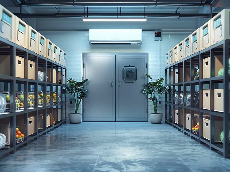 Forklift Powered Stacker for Cold Storage & Food Industry