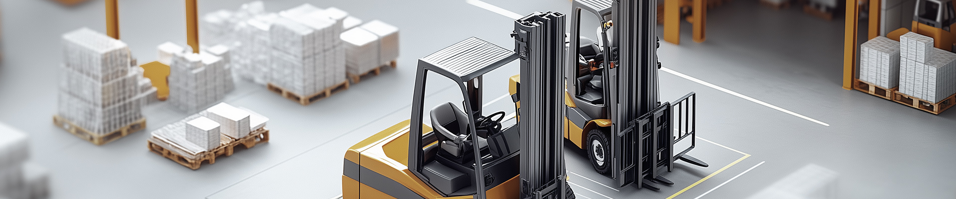 banner of electric forklift