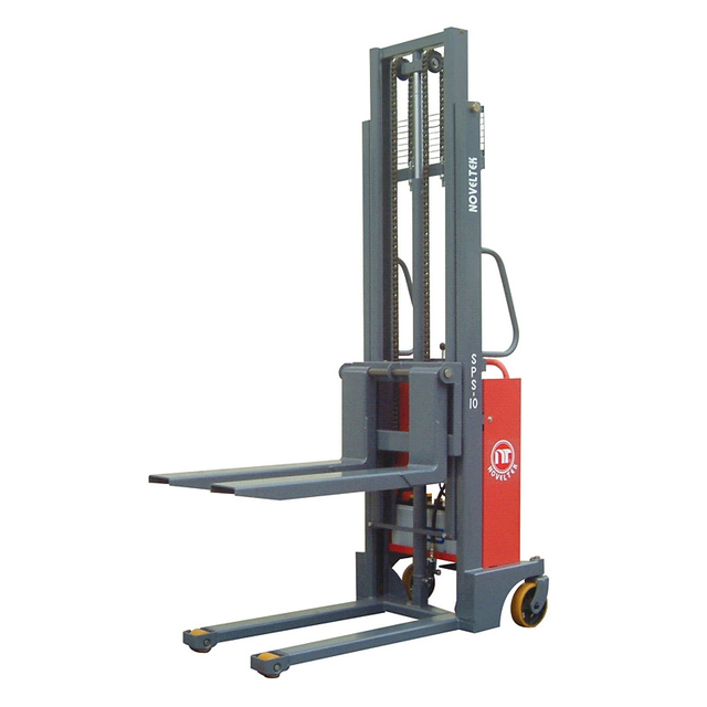 Manually Propelled, Powered Lifting Pallet Stacker 1 - 1.5 tons