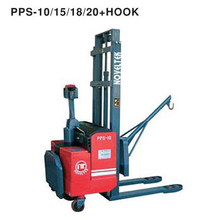 Power Pallet Stacker with Hook 1 - 2 Tons