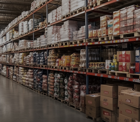 powered stacker for food storage