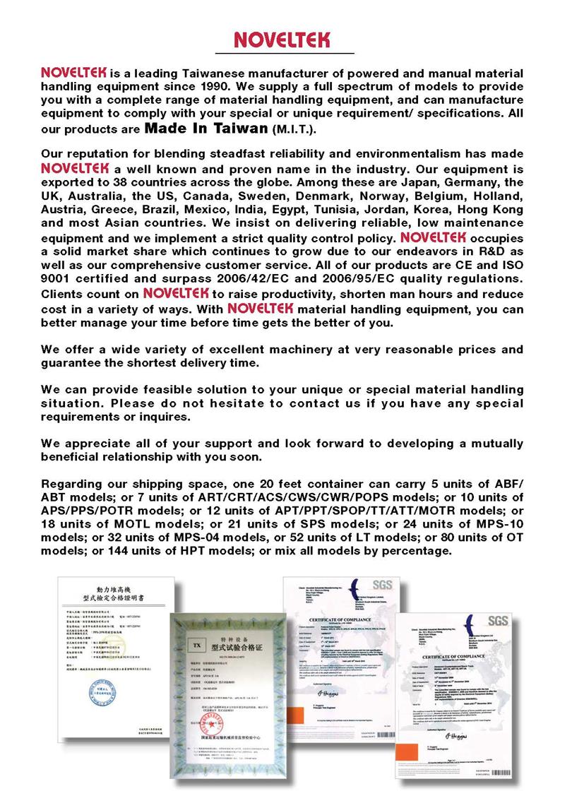 Noveltek Industrial Manufacturing Inc.